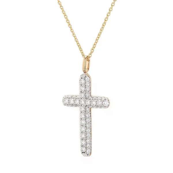 1.00tw Diamond Cross Pendant Image 2 La Mine d'Or Moncton, NB