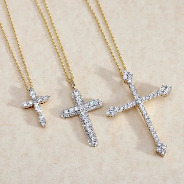 1.00tw Diamond Cross Pendant Image 3 La Mine d'Or Moncton, NB
