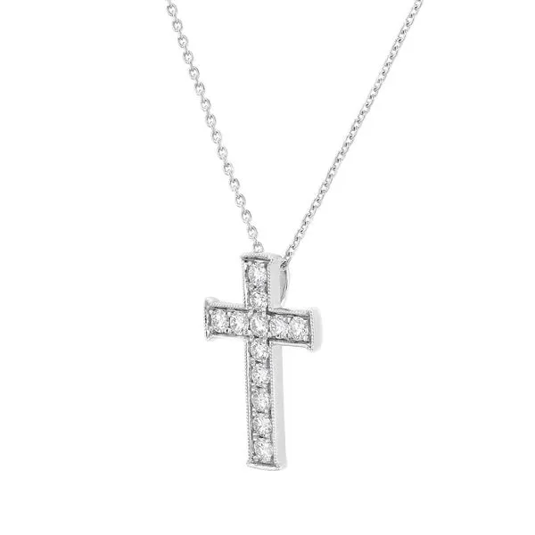 0.50tw Diamond Cross Pendant Image 2 La Mine d'Or Moncton, NB