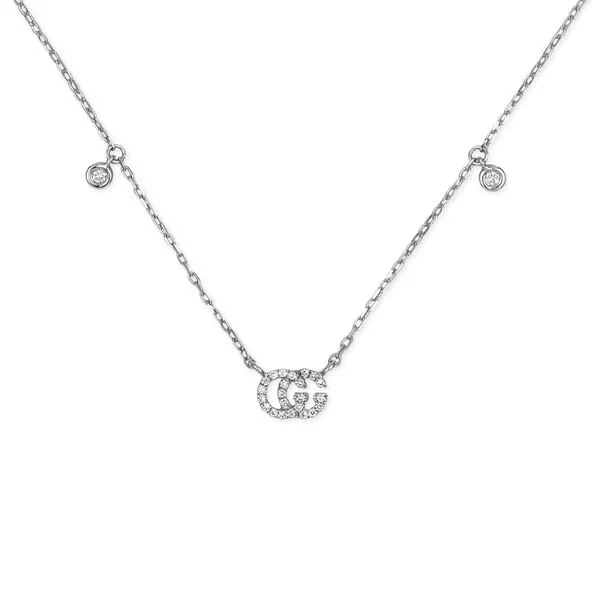 0.10tw Gucci Running G Diamond Necklace Image 2 La Mine d'Or Moncton, NB