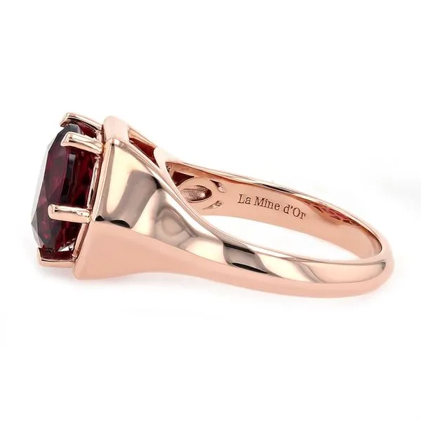4.80ct Rhodolite Garnet Solitaire Ring Image 2 La Mine d'Or Moncton, NB