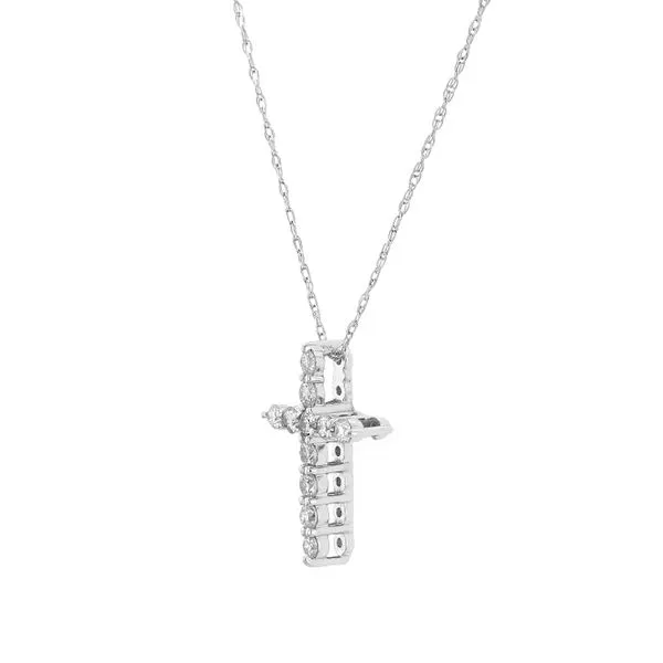 0.25tw Diamond Cross Pendant Image 2 La Mine d'Or Moncton, NB