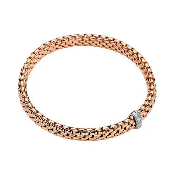 FOPE Vendome Flex'it  Rose Gold Diamond Bracelet Size S La Mine d'Or Moncton, NB
