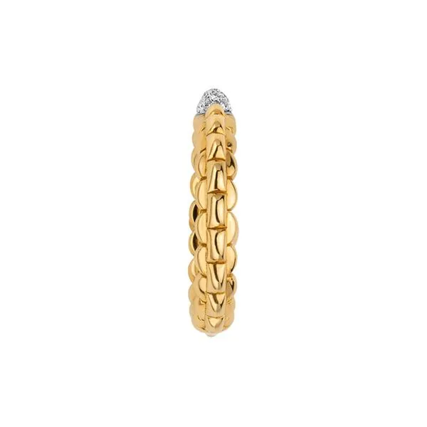 FOPE Eka Yellow Gold Diamond Pave Ring Image 3 La Mine d'Or Moncton, NB