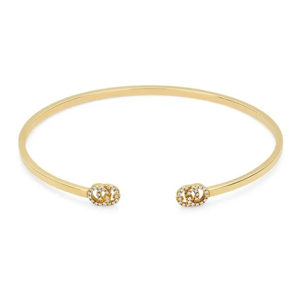 0.10ct Diamond Gucci GG Running Cuff Bangle La Mine d'Or Moncton, NB
