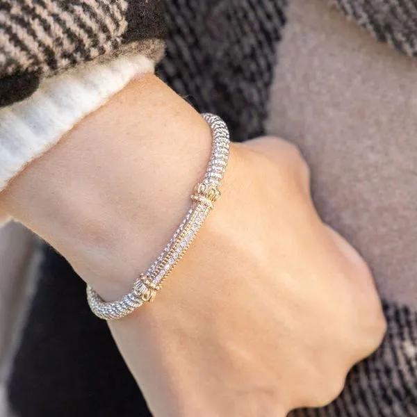 0.14tw Vahan Diamond Bangle in Gold & Silver Image 2 La Mine d'Or Moncton, NB