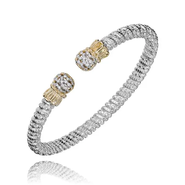 0.13tw Vahan Diamond Bangle in Gold & Silver La Mine d'Or Moncton, NB
