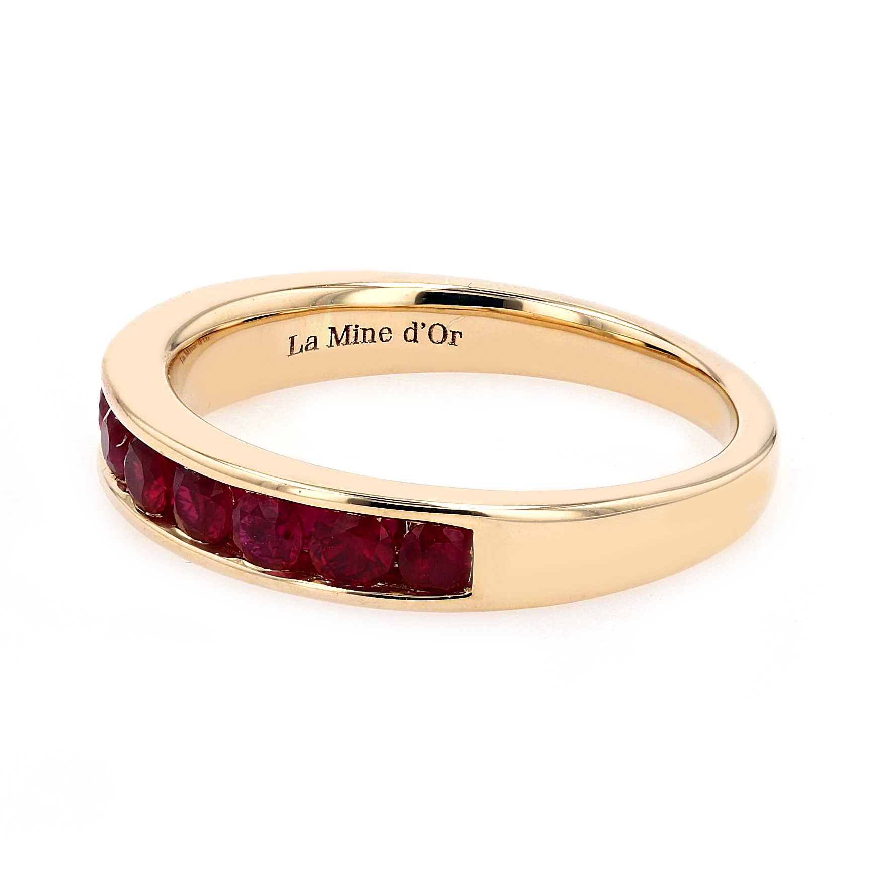 0.80tw Channel Set Ruby Band Image 2 La Mine d'Or Moncton, NB
