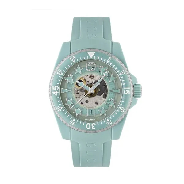 Gucci Dive Aquamarine Automatic Watch 40mm La Mine d'Or Moncton, NB
