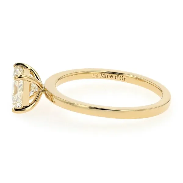 1.02ct Cairo Princess Diamond Solitaire Engagement Ring Image 2 La Mine d'Or Moncton, NB