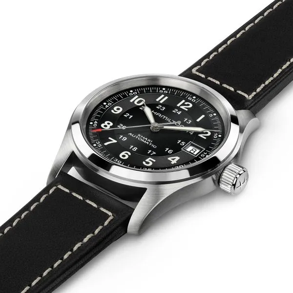 Hamilton Khaki Field Automatic Watch Black Dial 38mm Image 3 La Mine d'Or Moncton, NB