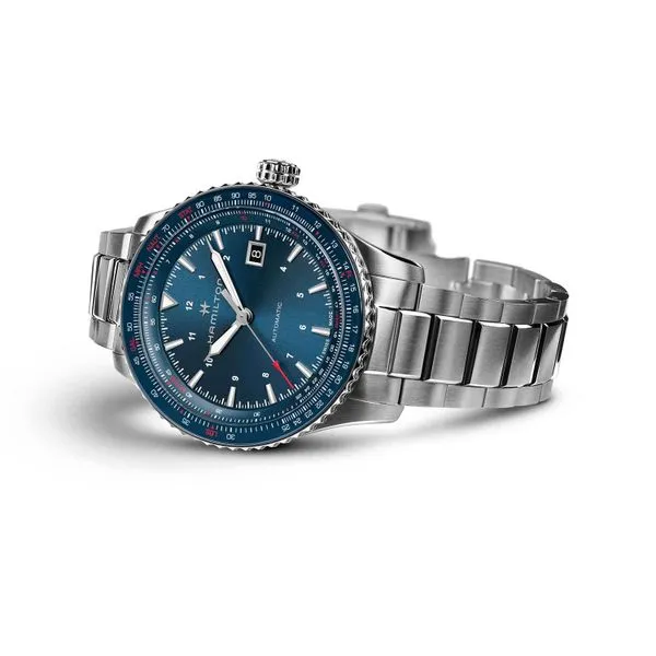 Hamilton Khaki Aviation Converter Automatic Watch Blue Dial 42mm Image 4 La Mine d'Or Moncton, NB