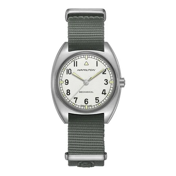 Hamilton Khaki Pilot Pioneer Mechanical Watch Silver Dial 36x33mm La Mine d'Or Moncton, NB