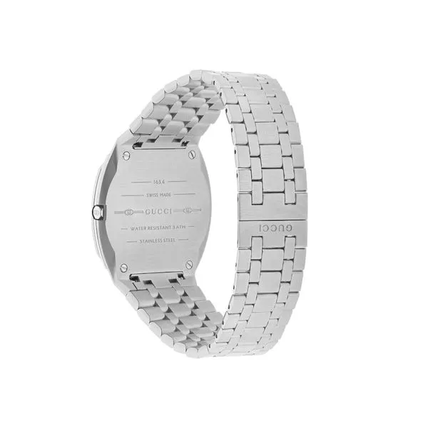 Gucci 25H Stainless Steel Diamond Bezel Watch 34mm Image 3 La Mine d'Or Moncton, NB