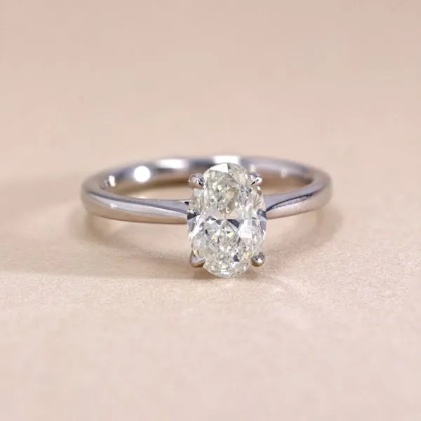 1.51ct Rio Oval Diamond Solitaire Engagement Ring Image 3 La Mine d'Or Moncton, NB