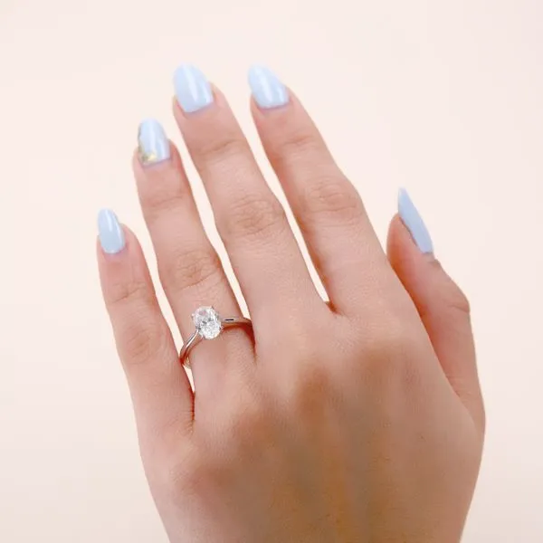 1.51ct Rio Oval Diamond Solitaire Engagement Ring Image 4 La Mine d'Or Moncton, NB