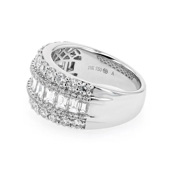 2.10tw Diamond Fashion Ring in 18kt White Gold Image 2 La Mine d'Or Moncton, NB