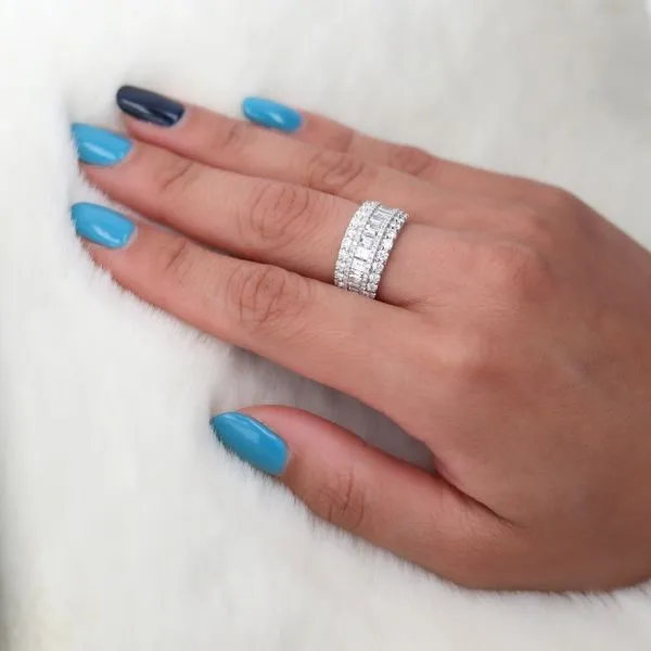 2.10tw Diamond Fashion Ring in 18kt White Gold Image 4 La Mine d'Or Moncton, NB