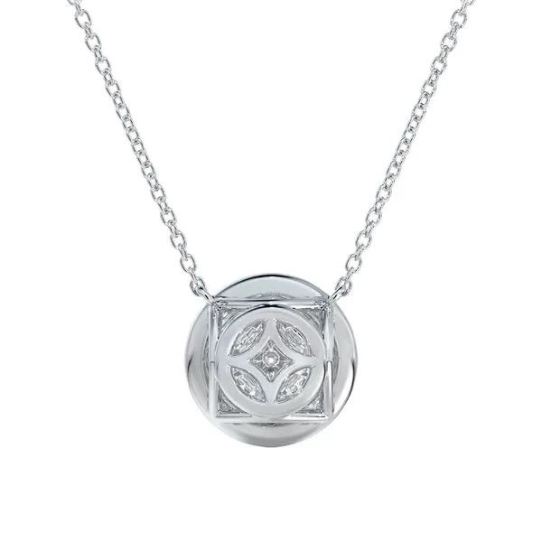 0.35tw De Beers Forevermark Halo Diamond Necklace Image 2 La Mine d'Or Moncton, NB