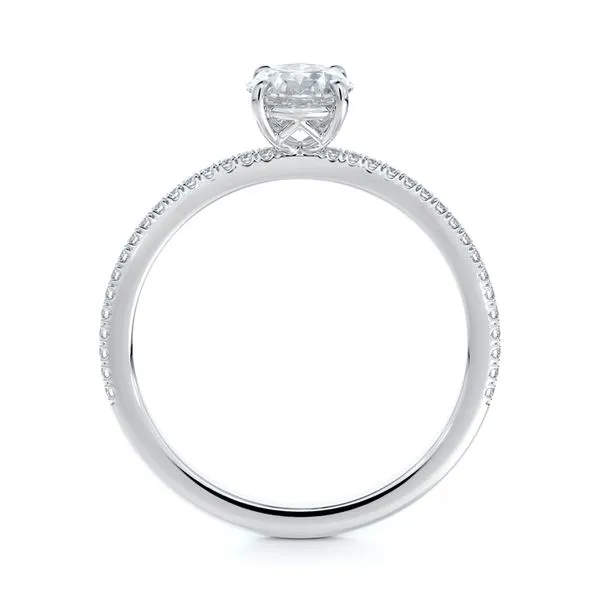 0.65tw De Beers Forevermark Icon Oval Diamond Engagement Ring Image 2 La Mine d'Or Moncton, NB
