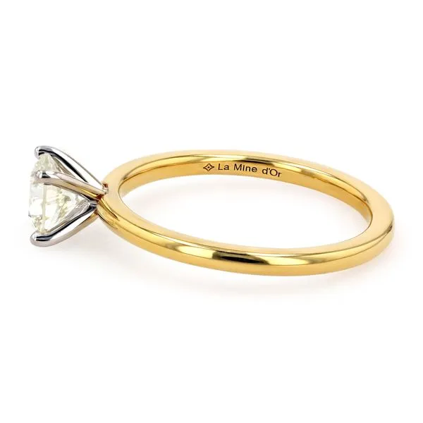 0.78ct De Beers Forevermark Round Diamond Vienna Solitaire Engagement Ring Image 2 La Mine d'Or Moncton, NB