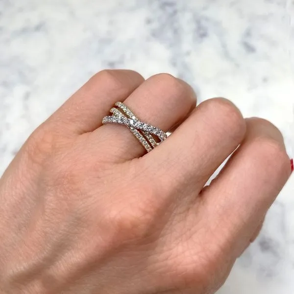 0.80tw Shy Creation Kate Diamond Bridge Ring Image 2 La Mine d'Or Moncton, NB