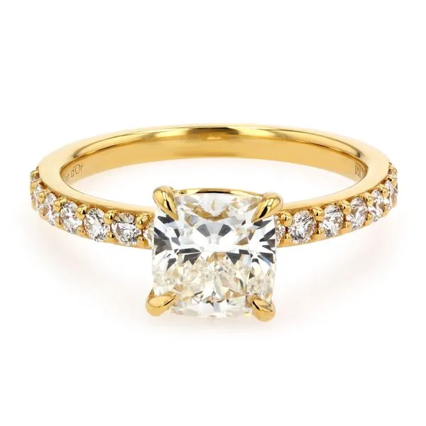 1.95tw Belfast Cushion Diamond Pave Engagement Ring La Mine d'Or Moncton, NB