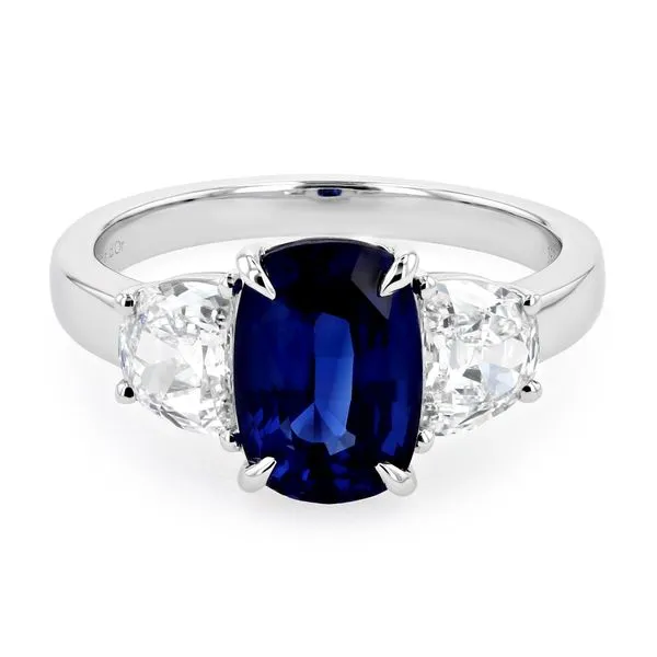 3.65tw Sapphire and Diamond Trinity Ring La Mine d'Or Moncton, NB