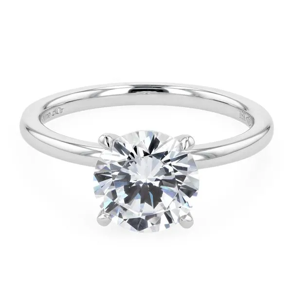 Victoria Round Solitaire Engagement Ring Setting La Mine d'Or Moncton, NB