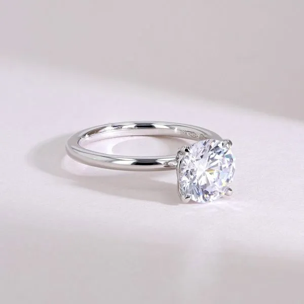 Victoria Round Solitaire Engagement Ring Setting Image 3 La Mine d'Or Moncton, NB