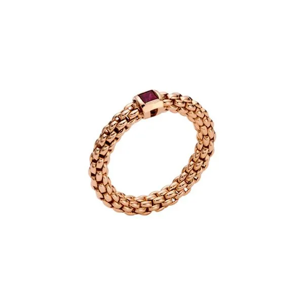FOPE Souls Rose Gold Ruby Ring La Mine d'Or Moncton, NB