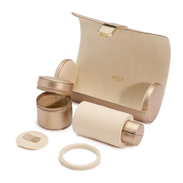 WOLF Palermo Double Watch Roll Rose Gold Image 4 La Mine d'Or Moncton, NB