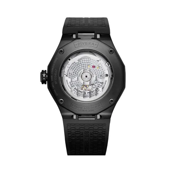 Baume & Mercier Riviera Automatic Watch Sapphire Gray Dial 42mm Image 2 La Mine d'Or Moncton, NB