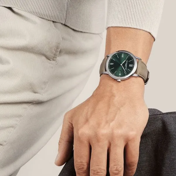 Baume & Mercier Classima Quartz Watch Green Dial 42mm Image 4 La Mine d'Or Moncton, NB