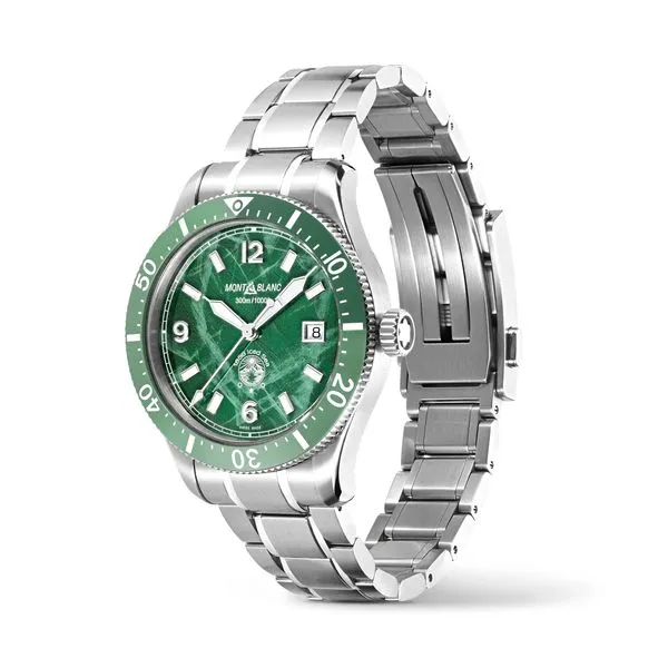 Montblanc 1858 Iced Sea Green Automatic Date Green Dial Image 3 La Mine d'Or Moncton, NB