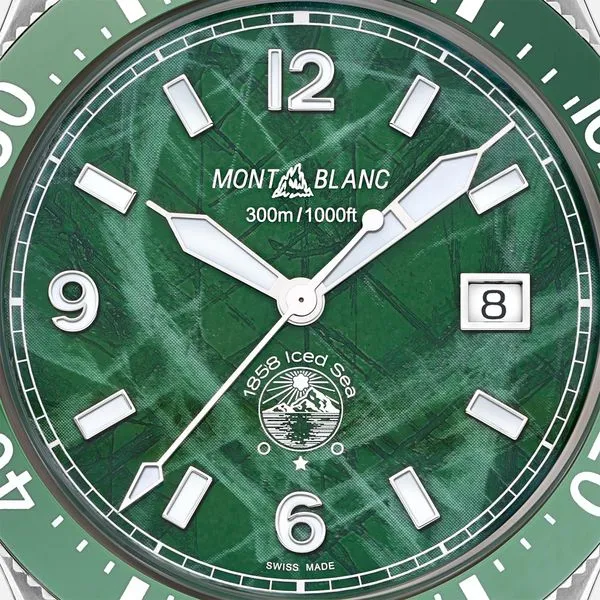 Montblanc 1858 Iced Sea Green Automatic Date Green Dial Image 5 La Mine d'Or Moncton, NB