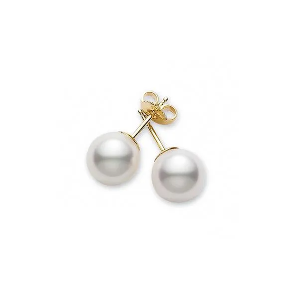 Mikimoto Akoya 7.5-8mm Pearl Stud Earrings La Mine d'Or Moncton, NB