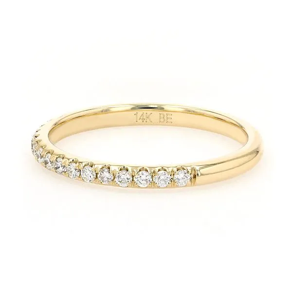 0.25tw Classic Prong Diamond Band 14kt Yellow Gold Image 2 La Mine d'Or Moncton, NB