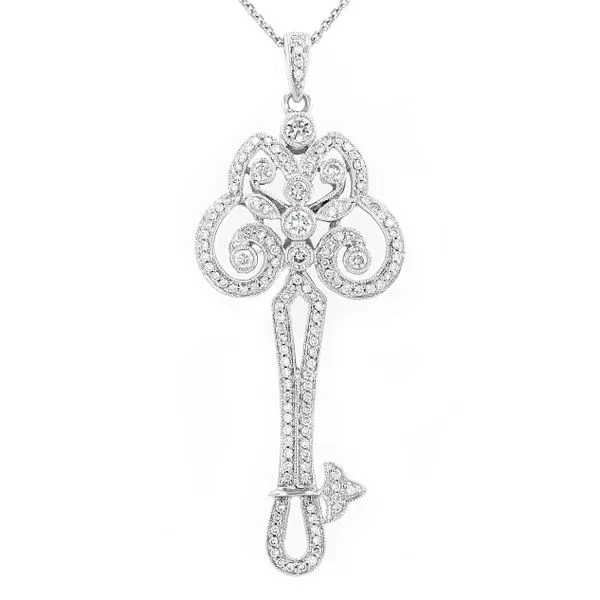 0.90tw Diamond Key Pendant Image 3 La Mine d'Or Moncton, NB