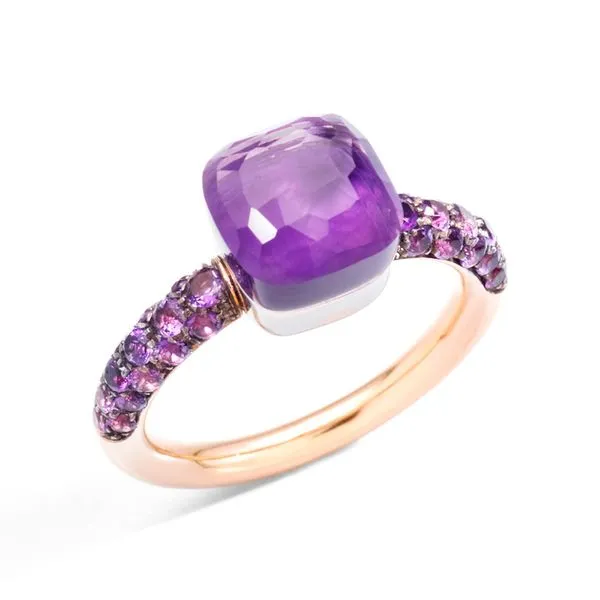 Pomellato Nudo Petit Amethyst & Jade Ring La Mine d'Or Moncton, NB