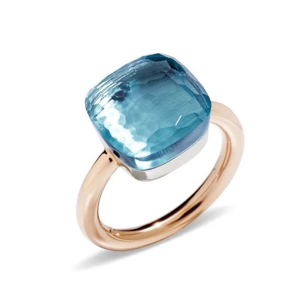 Pomellato Nudo Classic Blue Topaz Ring La Mine d'Or Moncton, NB