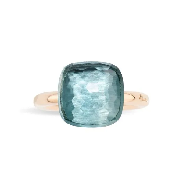 Pomellato Nudo Classic Blue Topaz Ring Image 3 La Mine d'Or Moncton, NB