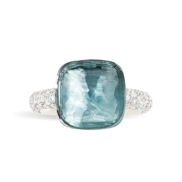 Pomellato Nudo Maxi Sky Blue Topaz & Diamonds Image 2 La Mine d'Or Moncton, NB