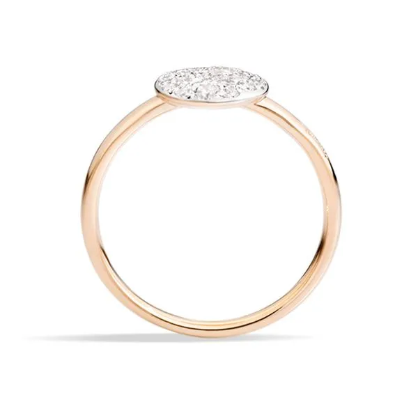 Pomellato Sabbia Diamond Pave Ring Image 3 La Mine d'Or Moncton, NB