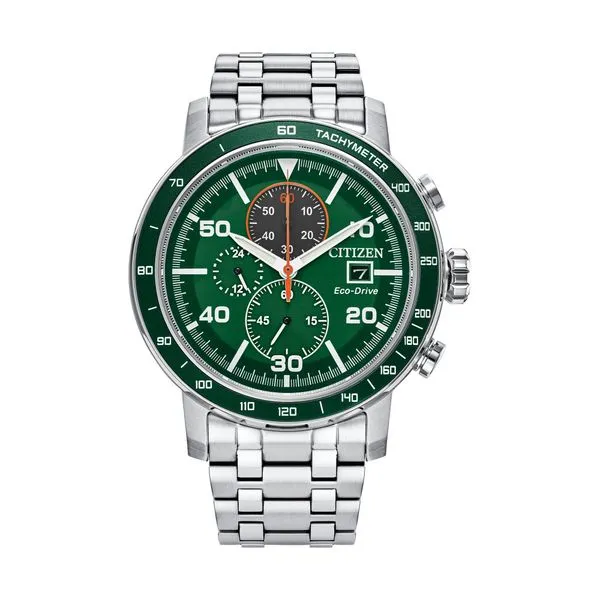 Citizen Eco-Drive Brycen Watch Green 44mm La Mine d'Or Moncton, NB
