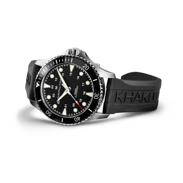 Hamilton Khaki Navy Scuba Automatic Watch Black Dial 43mm Image 2 La Mine d'Or Moncton, NB