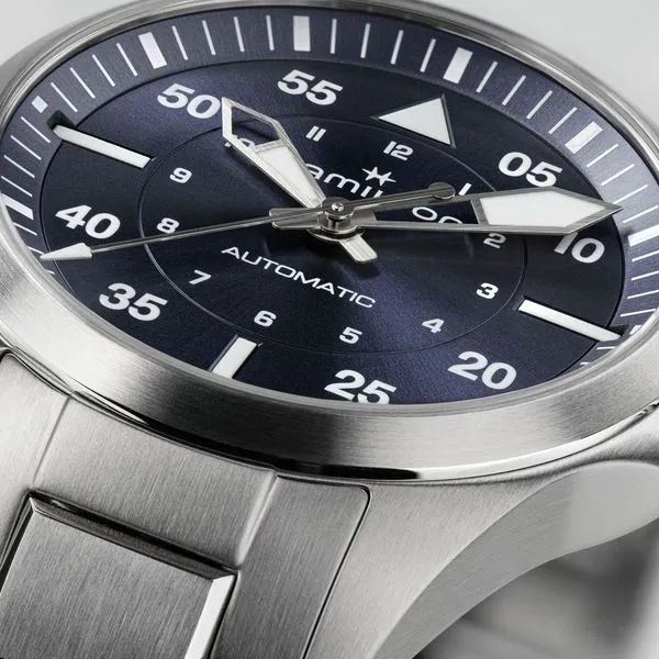 Hamilton Khaki Aviation Pilot Automatic Watch Black Dial 36mm Image 4 La Mine d'Or Moncton, NB