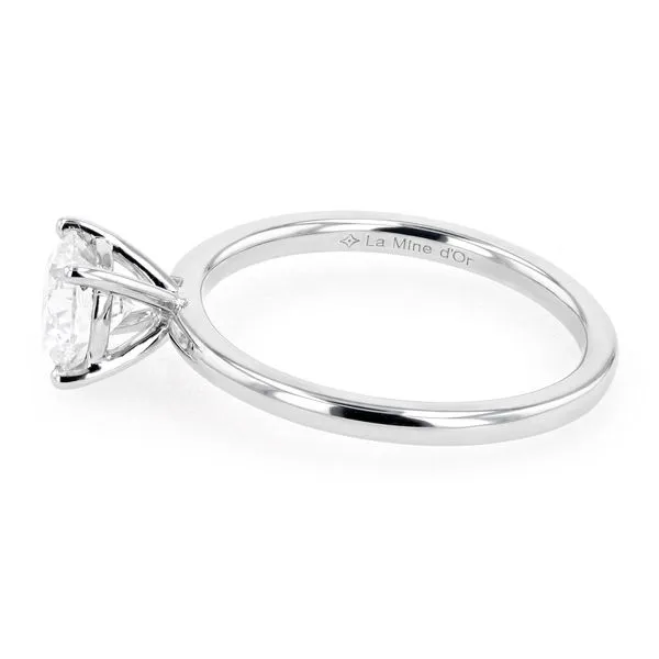 1.01ct Forevermark Round Diamond Solitaire Engagement Ring Image 2 La Mine d'Or Moncton, NB