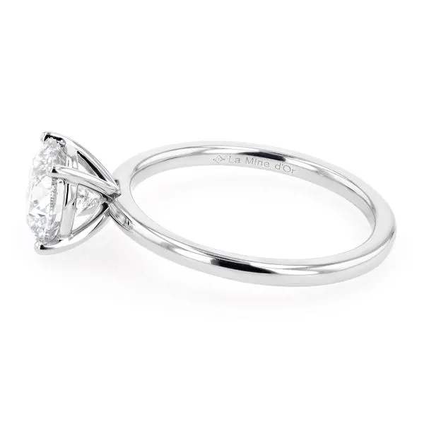 1.50ct Victoria Round Diamond Solitaire Engagement Ring Image 2 La Mine d'Or Moncton, NB