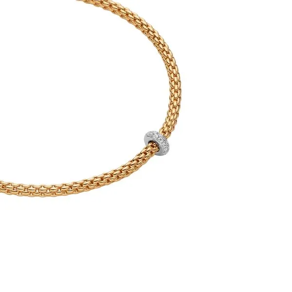 FOPE Prima Yellow Gold Diamond Necklace Image 2 La Mine d'Or Moncton, NB